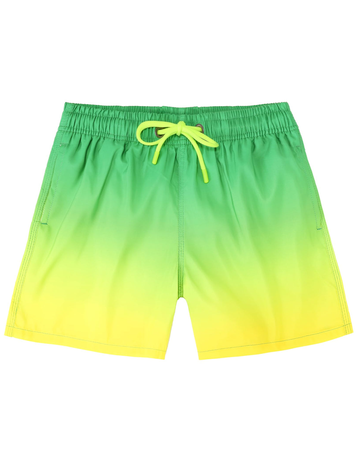 Badehose Jungen Farbverlauf Badeshorts mit Meshfutter und Verstellbarem Tunnelzug