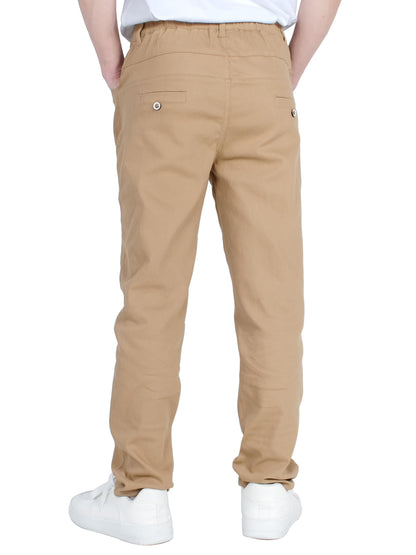 CAMLAKEE Children's Jogging Bottoms Boys Cargo Trousers Jogging Bottoms with Contrasts and Elastic Band