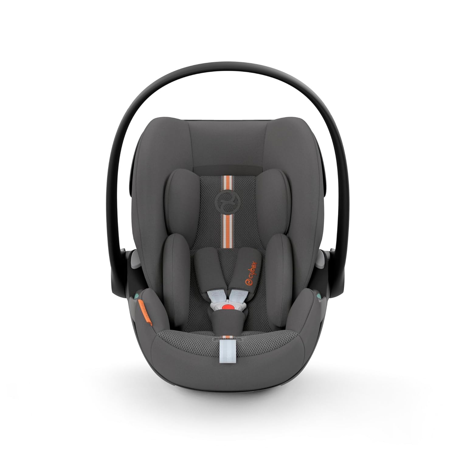 CYBEX Gold Babyschale Cloud G i-Size Plus, Inkl. Neugeboreneneinlage, Ab Geburt bis ca. 24 Monate, Für Kinder ab 40 cm bis 87 cm, Max. 13 kg, Lava Grey - Meloni2