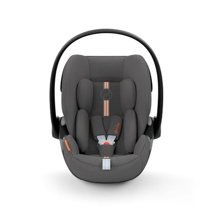 CYBEX Gold Babyschale Cloud G i-Size Plus, Inkl. Neugeboreneneinlage, Ab Geburt bis ca. 24 Monate, Für Kinder ab 40 cm bis 87 cm, Max. 13 kg, Lava Grey - Meloni2