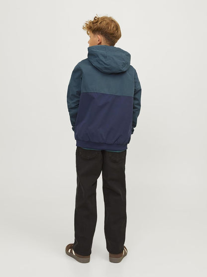 JACK &amp; JONES Jjerush Blocking Hood Bomber Sn Jr Boys Jacket 