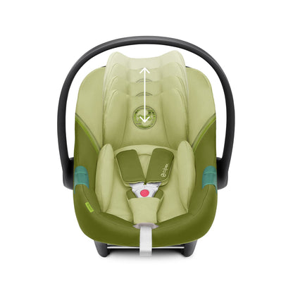 CYBEX Gold Babyschale Aton S2 i-Size, Ab Geburt bis ca. 24 Monate, Max. 13 kg, Inkl. Neugeboreneneinlage, SensorSafe kompatibel, Ocean Blue - Meloni2