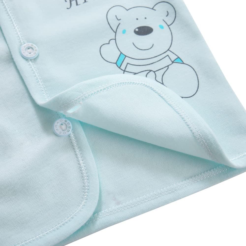 5 Stück Neugeborenen 0-3 M Jungen Mädchen Baby Baumwolle Kleidung Tops Hut Hosen Anzug Outfit Sets Eine Größe