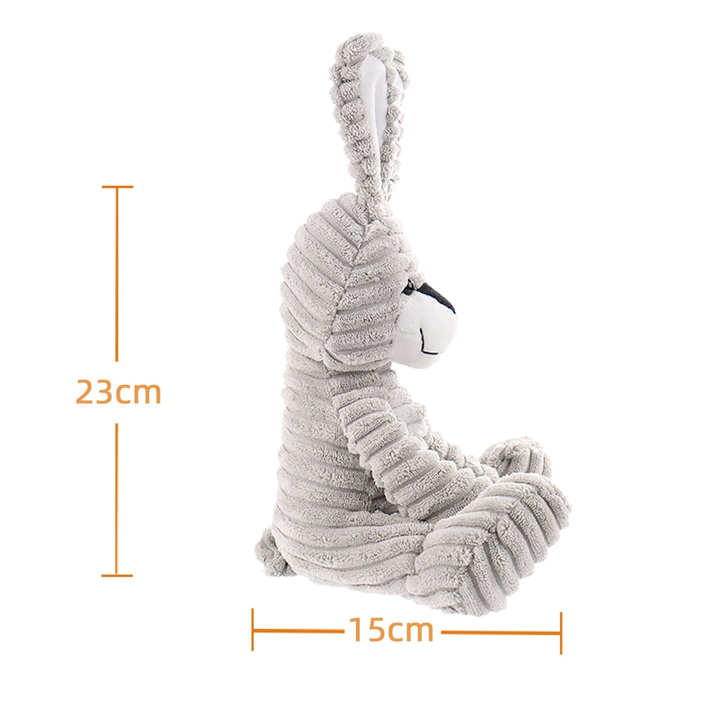 Apricot Lamb Cuddly Toy Green Rabbit 23 cm - Plush Toy Plush Toy for Children and Baby - Fluffy Stuffed Toy for Playing, Gift & Cuddling - Cosy Cuddly Toy - Cord Rabbit