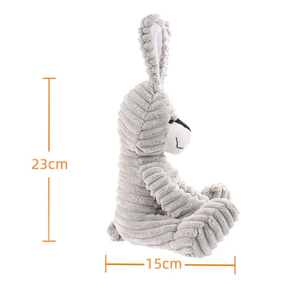 Apricot Lamb Cuddly Toy Green Rabbit 23 cm - Plush Toy Plush Toy for Children and Baby - Fluffy Stuffed Toy for Playing, Gift & Cuddling - Cosy Cuddly Toy - Cord Rabbit