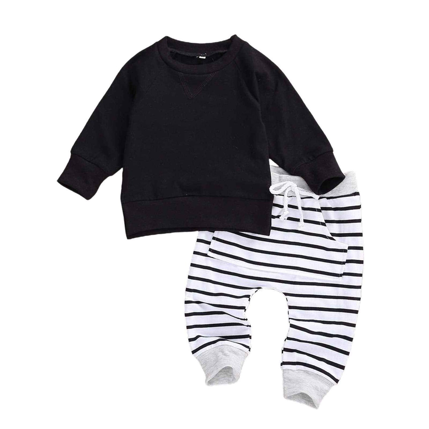 Geagodelia Baby Boys’ Clothing Set with Long Sleeve Top and Trousers