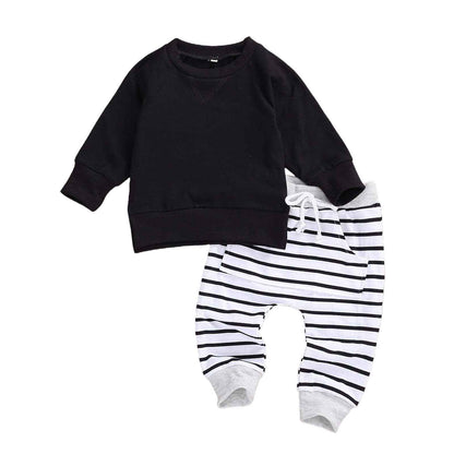 Geagodelia Baby Boys’ Clothing Set with Long Sleeve Top and Trousers