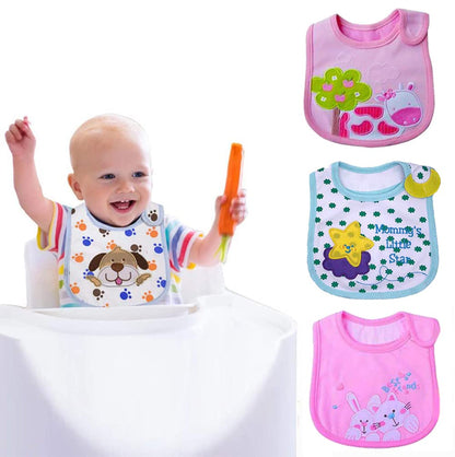 SLOSH Baby Bibs Baby Bibs Waterproof with Velcro for Newborns Niño Niñas Boys Girls Unisex Set 
