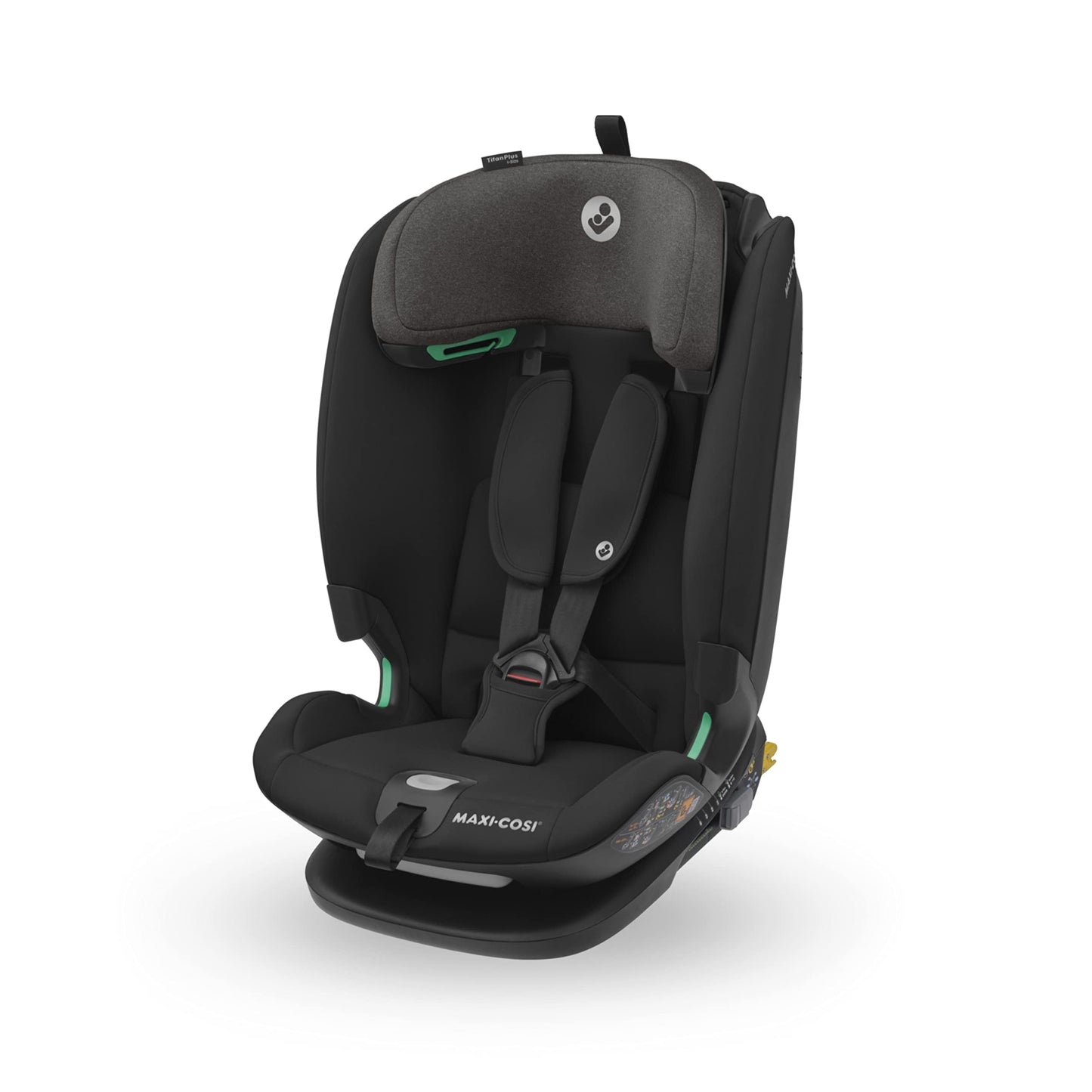 Maxi-Cosi Titan Plus i-Size, mitwachsender Kinderautositz, 15 Monat-12 Jahre (76-150 cm), G-CELL-Seitenaufprallschutz, 4 Liegepositionen, weiche Schaumstoffpolster in Kopfstütze, Authentic Black - Meloni2