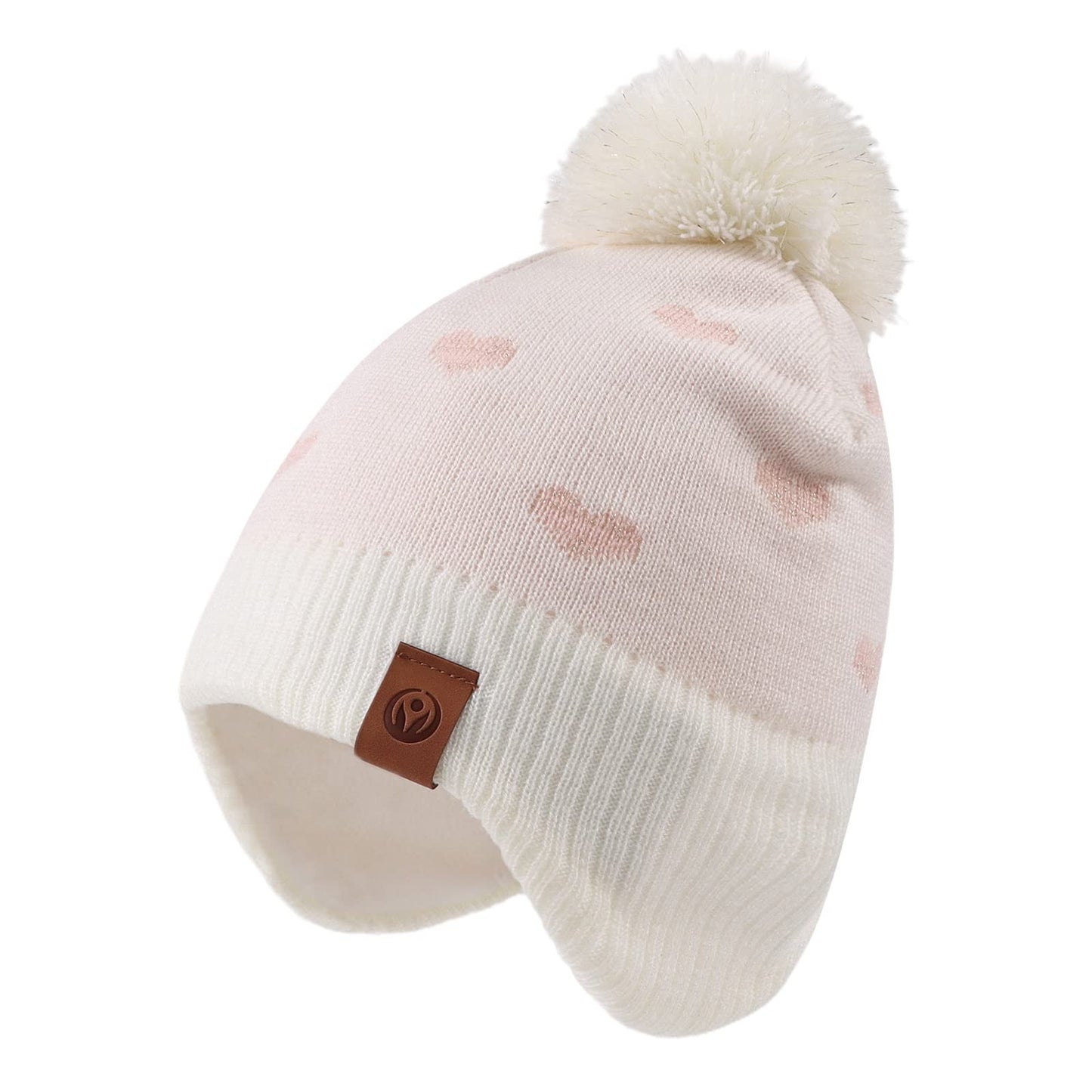 XIAOHAWANG Baby Strickmütze Winter Babymütze Junge Warme Kindermütze Junge Beanie Mütze Dicke Wintermütze für Herbst,Winter