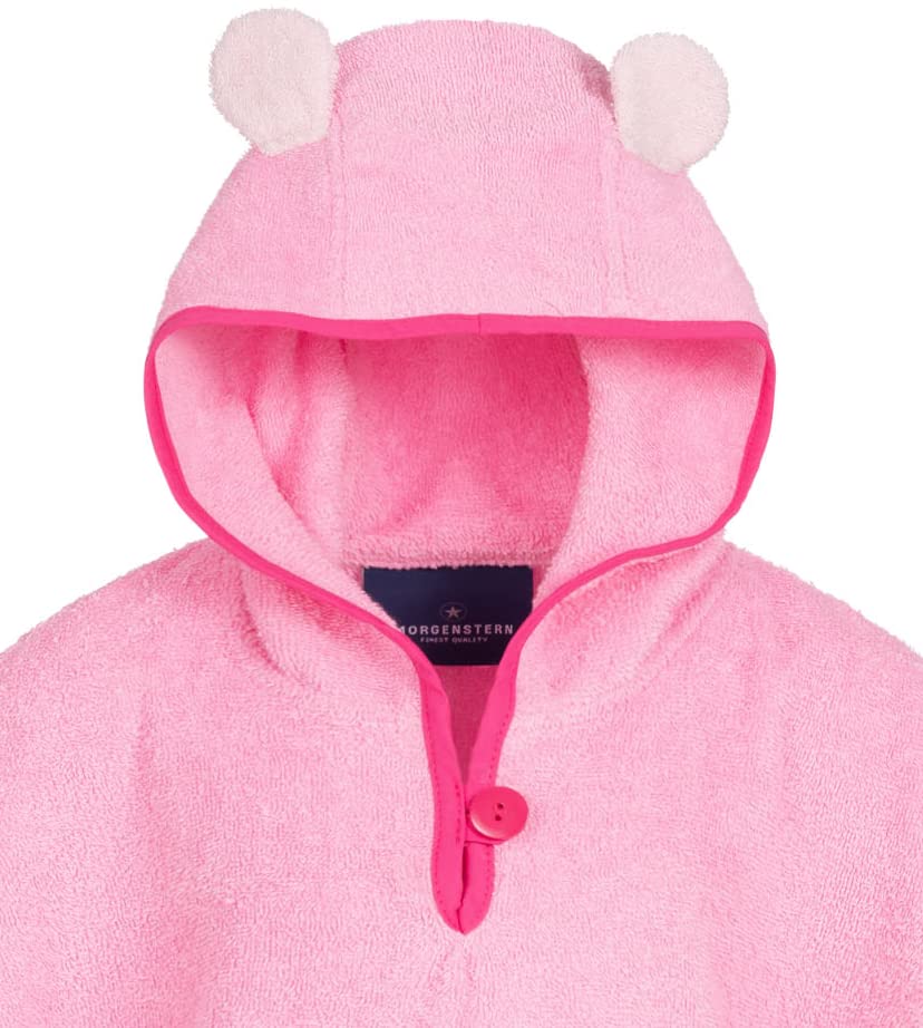 Morgenstern Bath Poncho Children's Baby Girls Boys 100% Cotton Oeko-Tex Baby Bath Towel Hooded Towel Bathrobe Terry Cloth