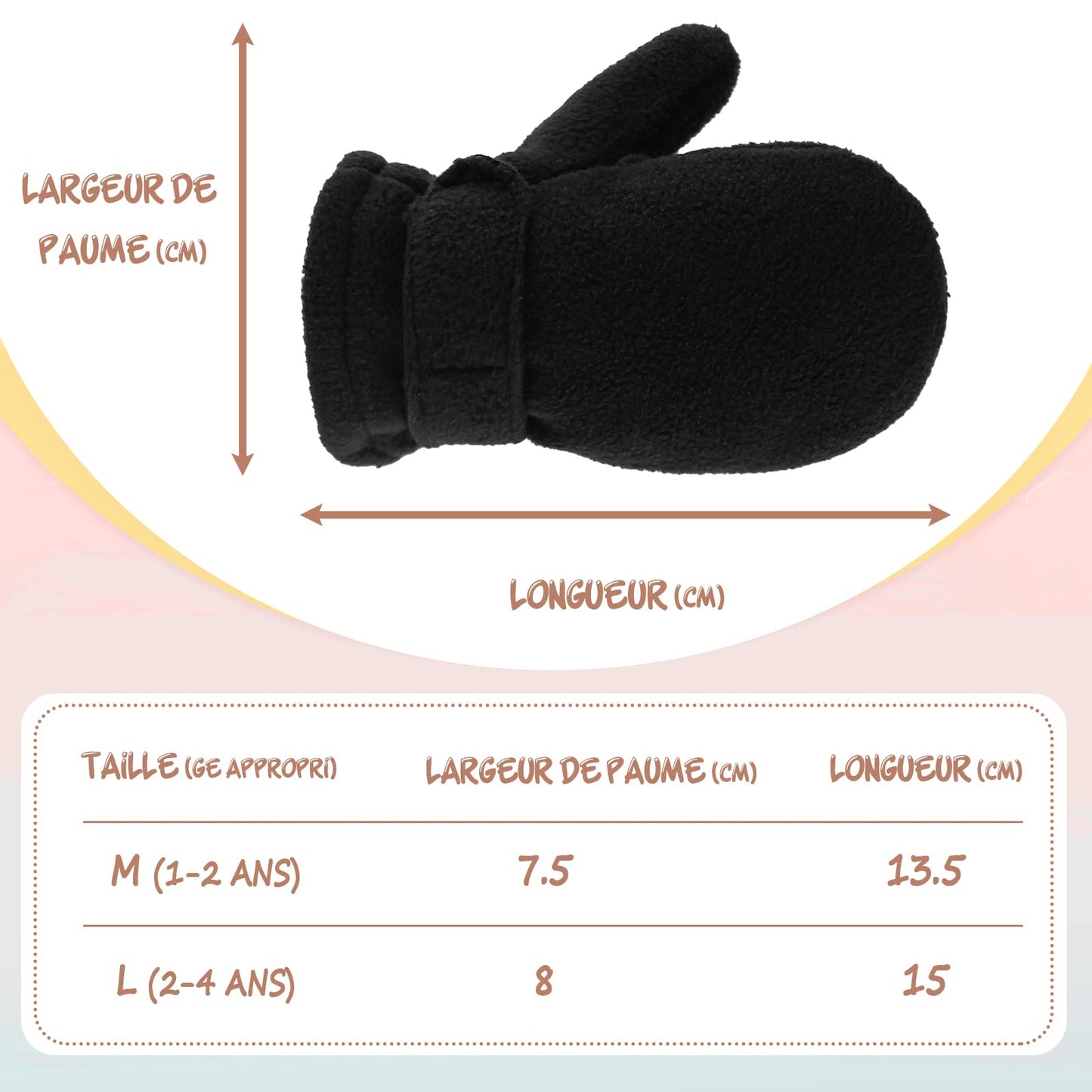 SEYUFN Baby Winter Gloves Fleece Lining Toddler Boys Warm Soft Baby Girls Adjustable Gloves Outdoor Gloves