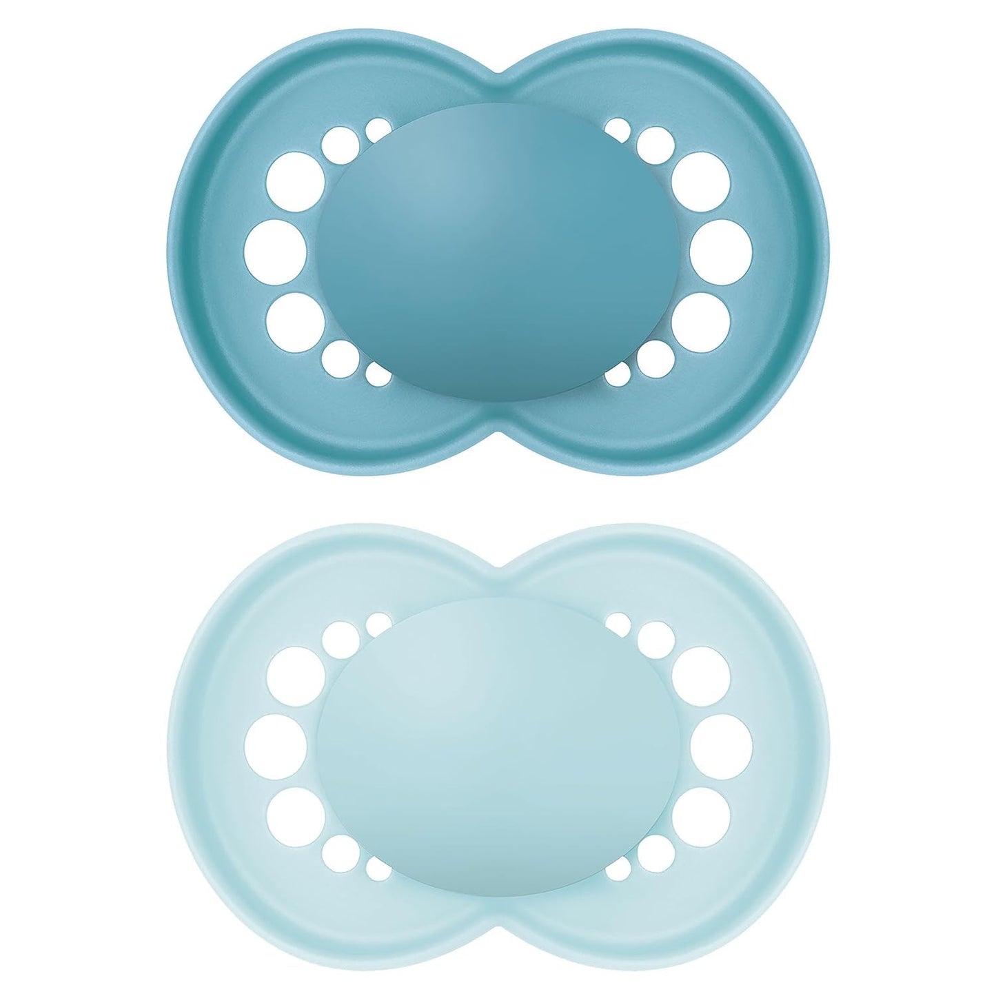 MAM Original Schnuller im 2er-Set, zahnfreundlicher Baby Schnuller aus nachhaltigen & bio-erneuerbaren Materialien, Sauger aus MAM SkinSoft Silikon, mit Schnullerbox, 0-6 Monate, Hase/Reh - Meloni2