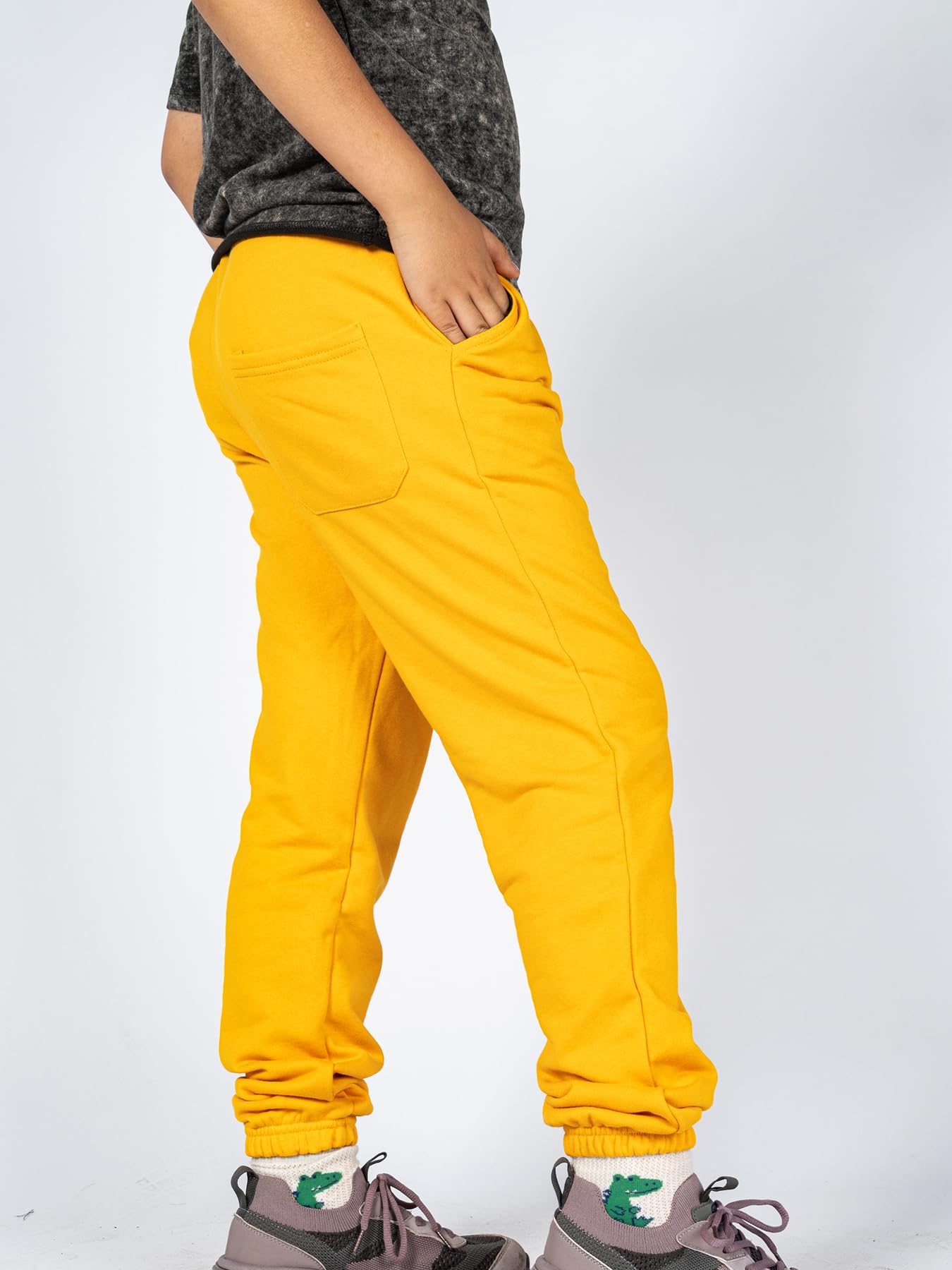 NATUST Kinder Sport Jogginghosen Jungen Trainingshosen Elastischer Bund Relaxed Mädchen Sweatpants