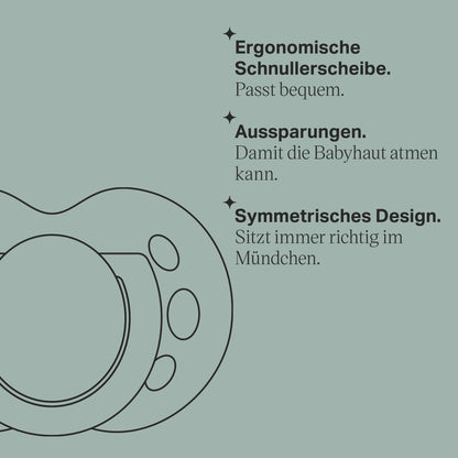 Tommee Tippee Fun Style Beruhigungssauger, Symmetrische Kiefergerechte Form, BPA-freies Silikon, 18-36M, 6er-Set