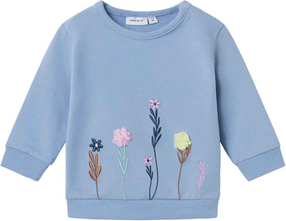 NAME IT Baby-Mädchen Nbfkamine Ls Sweat Unb Sweatshirt