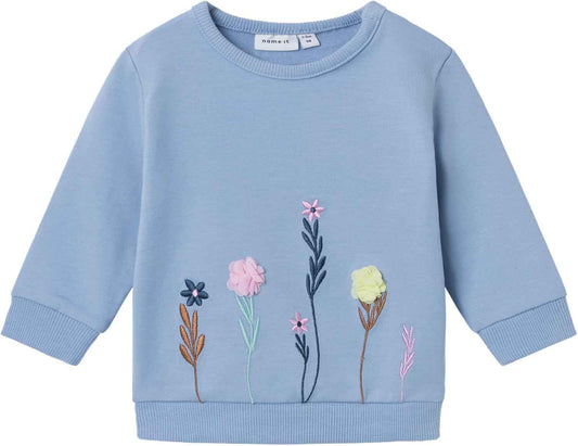 NAME IT Baby-Mädchen Nbfkamine Ls Sweat Unb Sweatshirt