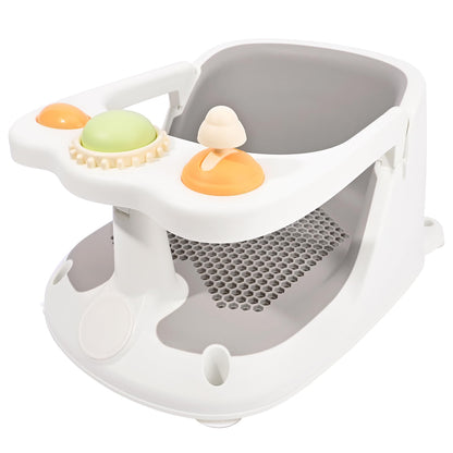 Bebamour Baby Bath Seat 6 Months + Child Bathtub Non-Slip Bath Chair, Water Jug