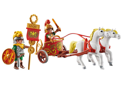 PLAYMOBIL Asterix 71542 Roman Camp, Exciting Conquest of the Camp by the Gauls, Includes Magic Potion for More Body Strength, Detailed Toy for Children from 5 Years