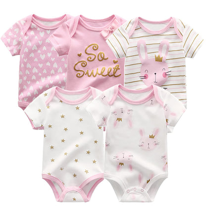 TONE Bodys Kurzarm für Neugeborene Baby Jungen und Mädchen 0-3m/3-6m/6-9m/9-12m Baumwolle
