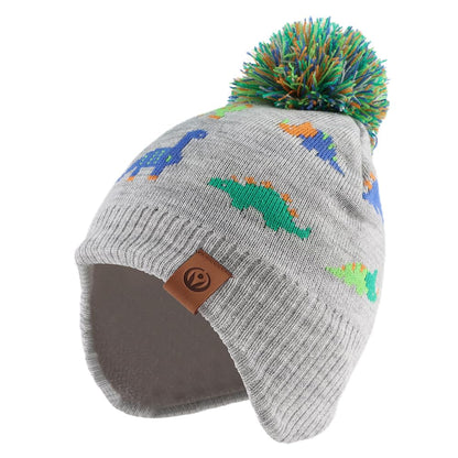 XIAOHAWANG Baby Strickmütze Winter Babymütze Junge Warme Kindermütze Junge Beanie Mütze Dicke Wintermütze für Herbst,Winter