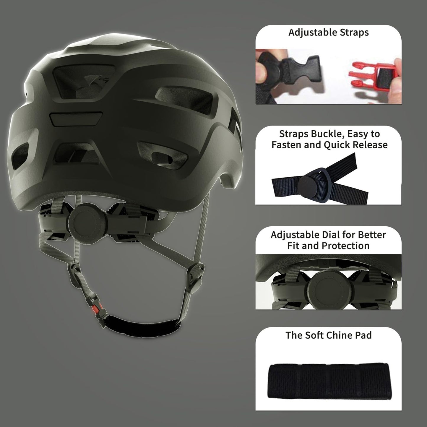 KORIMEFA Toddler Helmet Children's Bicycle Helmet Baby Multi-Sport Adjustable Helmet Sports Helmet Cycling Bicycle Scooter Skateboard Helmet Lightweight for Children Boys Girls from 2-8 Years Old
