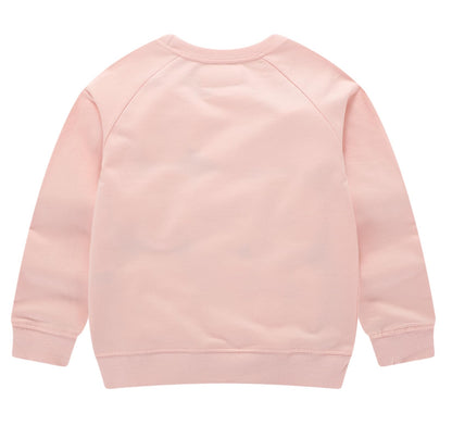 Codkkre Girls' Sweatshirt for Children Cute Cartoon Sweater Girls Long Sleeve Cotton Shirts Age 2-10 Years