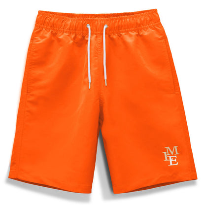 MEILONGER Boys' Swim Shorts Quick-drying Boardshorts with Mesh Lining Pockets and Adjustable Drawstring 