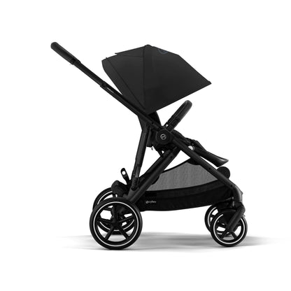 CYBEX Gold Kinderwagen e-GAZELLE S, Ab Geburt bis ca. 4 Jahre, Max. 22 kg (Single-Modus) / 2x 22 kg (Duo-Modus), All-in-1-System mit E-Antrieb und 20+ Konfigurationen, Stone Grey
