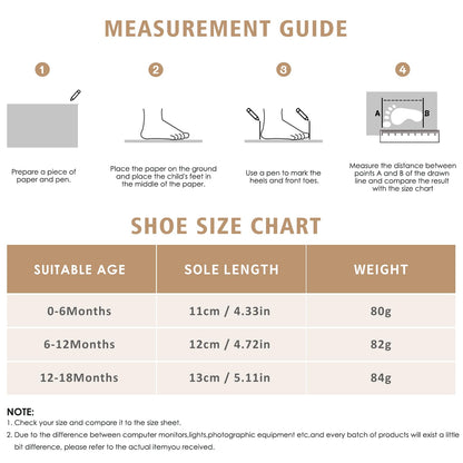 TMEOG Baby Winter Shoes Thermal Baby Shoes Crawling Shoes Fleece Baby Boots Non-Slip Warm Booties Baby Boots Lined Newborn Walk Shoes for Girls Boys 0-18 Months