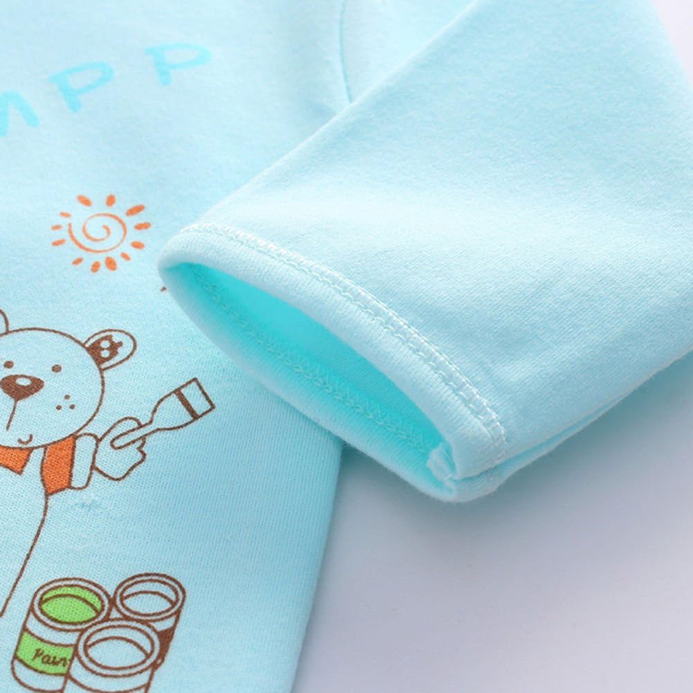 5 Stück Neugeborenen 0-3 M Jungen Mädchen Baby Baumwolle Kleidung Tops Hut Hosen Anzug Outfit Sets Eine Größe