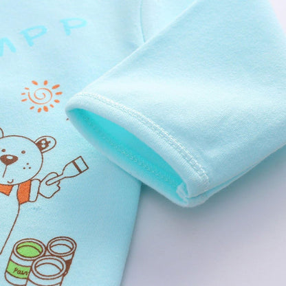 5 Stück Neugeborenen 0-3 M Jungen Mädchen Baby Baumwolle Kleidung Tops Hut Hosen Anzug Outfit Sets Eine Größe