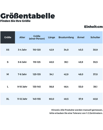 Spring&Gege Jungen Hoodie Sweatjacke Basic Einfarbig Baumwoll Kapuzenjacke für Kinder（3-12 Jahre）
