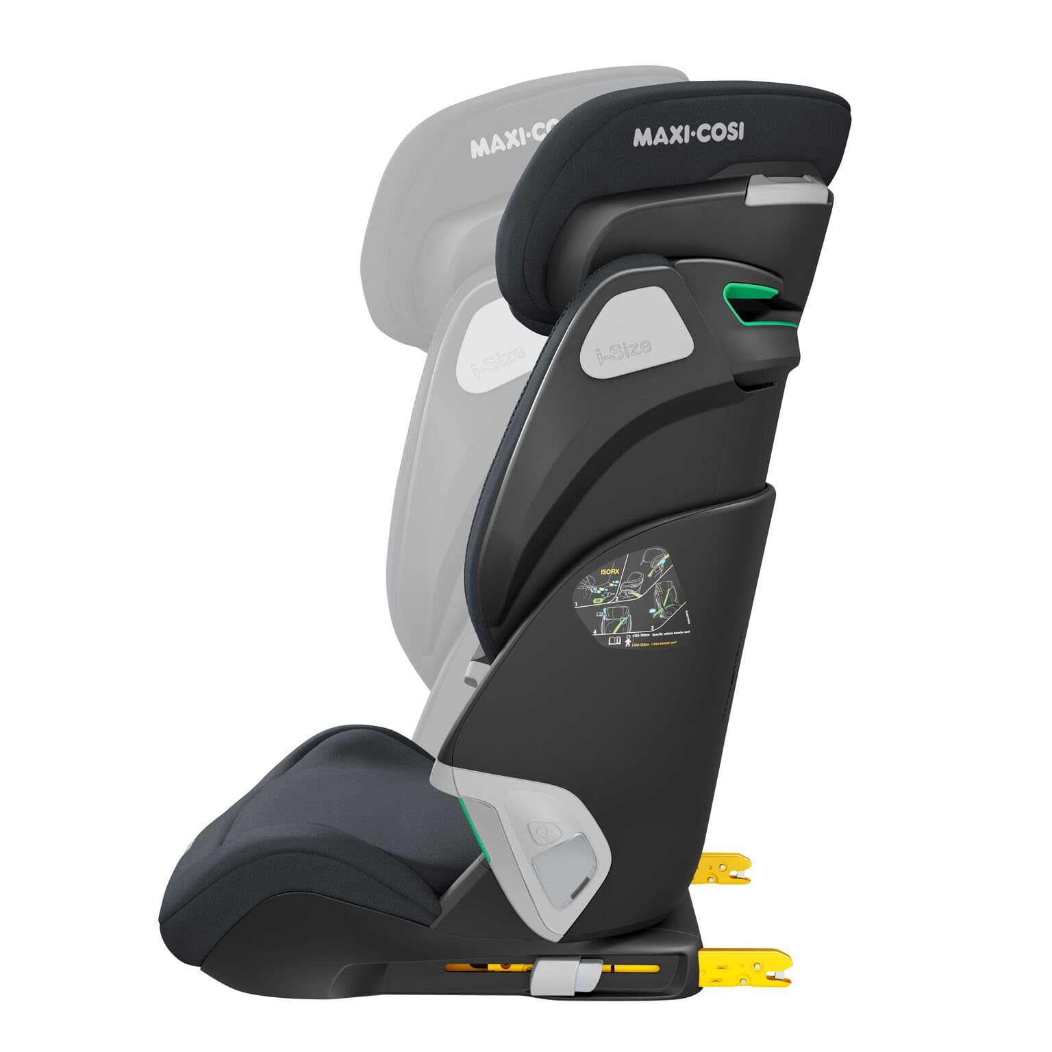 Maxi-Cosi Kore Pro i-Size Kindersitz, 3.5–12 Jahre, 100–150 cm, ClickAssist Licht, Verstellbare Höhe/Breite, Side Protection System+, Authentic Black - Meloni2