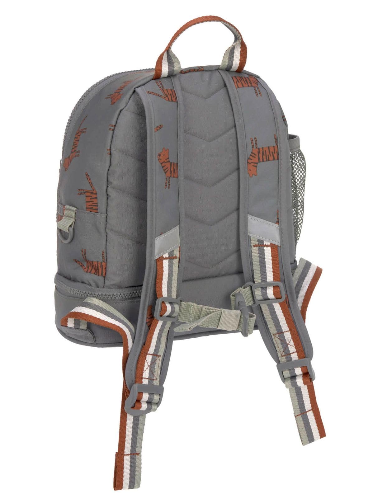 LÄSSIG Children's Backpack Nursery Bag with Chest Strap 6.5 L from 3 Years, Adventure Tractor, Kids Backpack