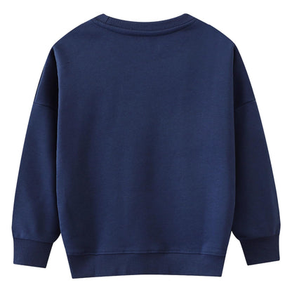 CM-Kid Sweatshirt Mädchen Langarm Pullover Kinder Shirts Baumwolle Warm Tops 1-7 Jahre Gr.92-122