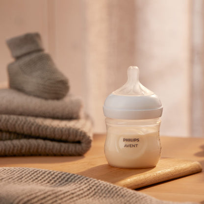 Philips Avent Babyflaschen Natural Response – 3x Babyflaschen, 260 ml, für Neugeborene ab 1 Monat, BPA-frei (Modell SCY903/03) - Meloni2