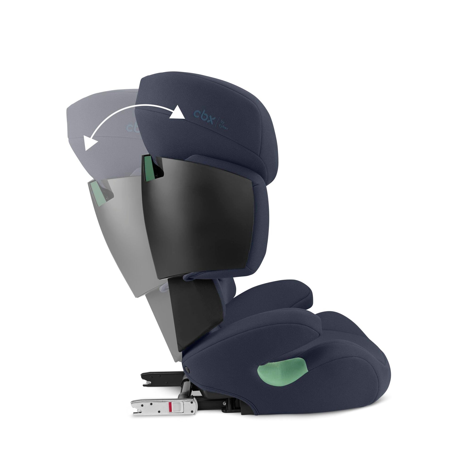 CBX by CYBEX Kinder-Autositz Solution X i-Fix, Für Autos mit und ohne ISOFIX, Ab ca. 3 bis 12 Jahre (100 - 150 cm), Ab ca. 15 bis 50 kg, Rot - Meloni2
