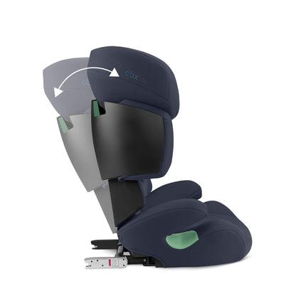 CBX by CYBEX Kinder-Autositz Solution X i-Fix, Für Autos mit und ohne ISOFIX, Ab ca. 3 bis 12 Jahre (100 - 150 cm), Ab ca. 15 bis 50 kg, Rot - Meloni2