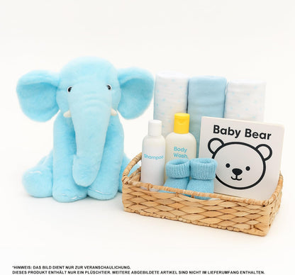 Plüsch Elefant 33 cm – Weiches rosa Kuscheltier mit großen Ohren & Langer Nase – Niedliches Stofftier für Kinder & Deko | Für Jungen, Mädchen, Kinder, Babyparty, Schlafzimmer, Weihnachten, Geburtstagsgeschenke