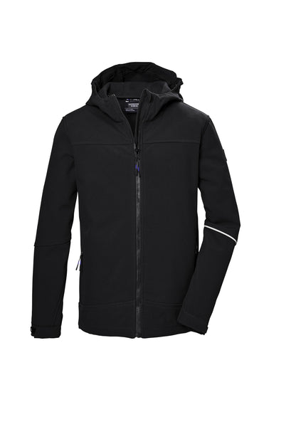 Killtec Boys Kos 143 Bys Sftshll Jckt Softshell Jacket / Outdoor Jacket with Hood 