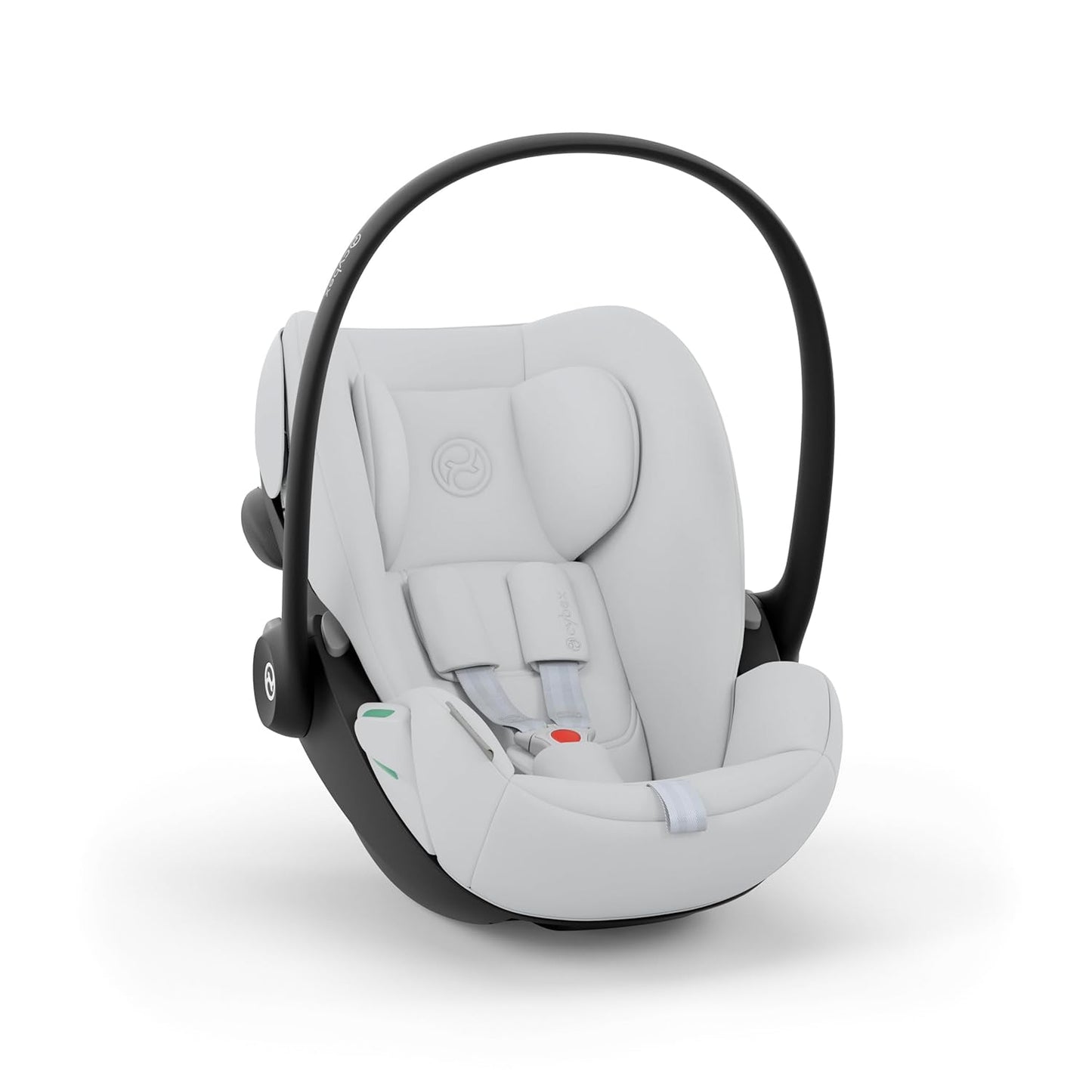 CYBEX Gold Babyschale Cloud G i-Size Comfort, Inkl. Neugeboreneneinlage, Ab Geburt bis ca. 24 Monate, Für Kinder ab 40 cm bis 87 cm, Max. 13 kg, Moon Black - Meloni2