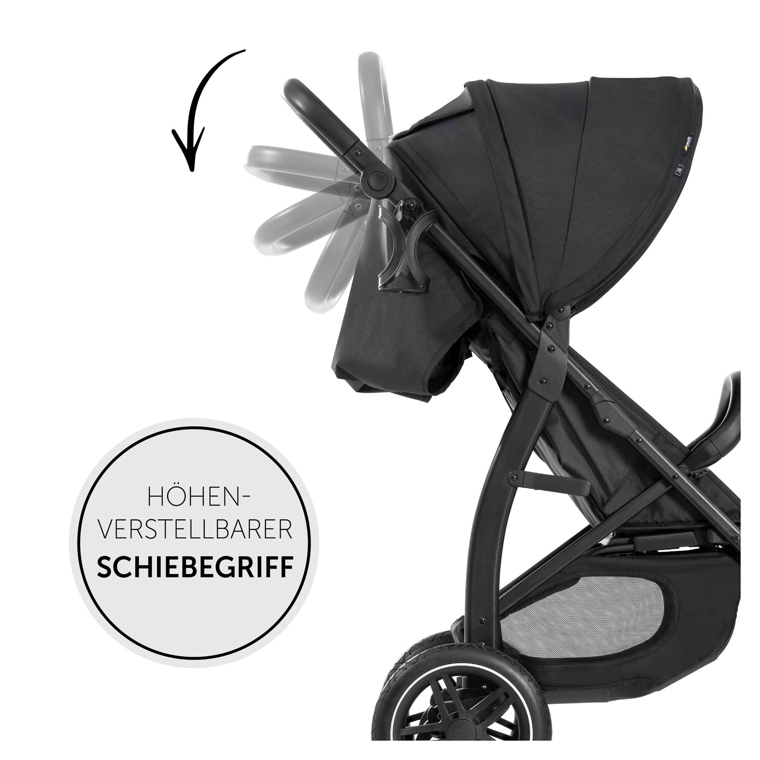 hauck Rapid 4D, Rosa - Kinderbuggy mit Liegefunktion ab Geburt bis 22 kg - UV Schutz 50+ - Klein Zusammenklappbar - Höhenverstellbarer Schieber mit Getränkehalter - Pannensichere Gummi Räder - Meloni2