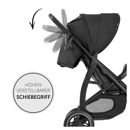 hauck Rapid 4D, Rosa - Kinderbuggy mit Liegefunktion ab Geburt bis 22 kg - UV Schutz 50+ - Klein Zusammenklappbar - Höhenverstellbarer Schieber mit Getränkehalter - Pannensichere Gummi Räder - Meloni2