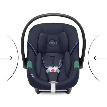 CYBEX Gold Babyschale Aton S2 i-Size, Ab Geburt bis ca. 24 Monate, Max. 13 kg, Inkl. Neugeboreneneinlage, SensorSafe kompatibel, Ocean Blue - Meloni2