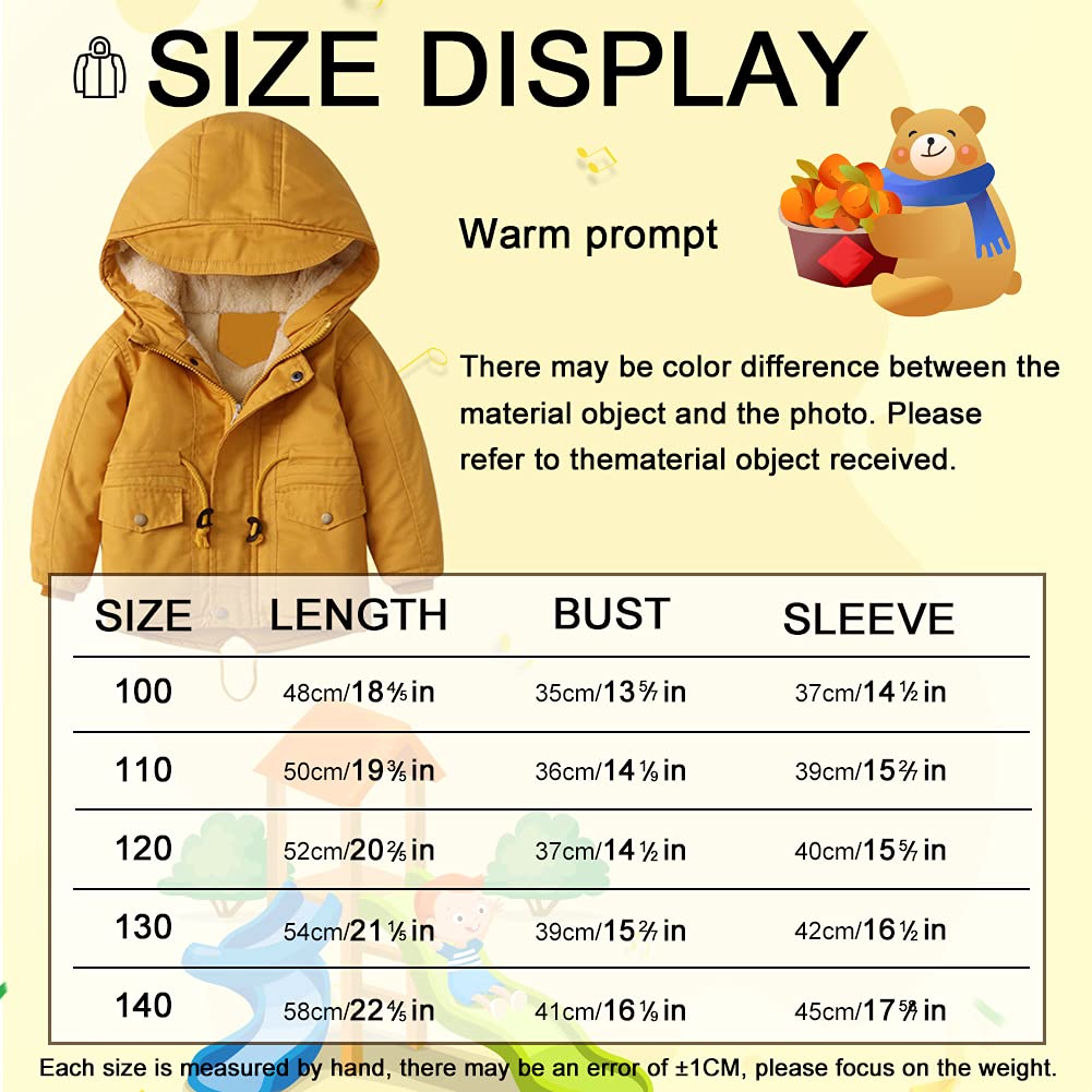 Winter Jacket for Boys and Girls, Warm Hoodie Outfits, Thick Coat, Baby Winter Coats