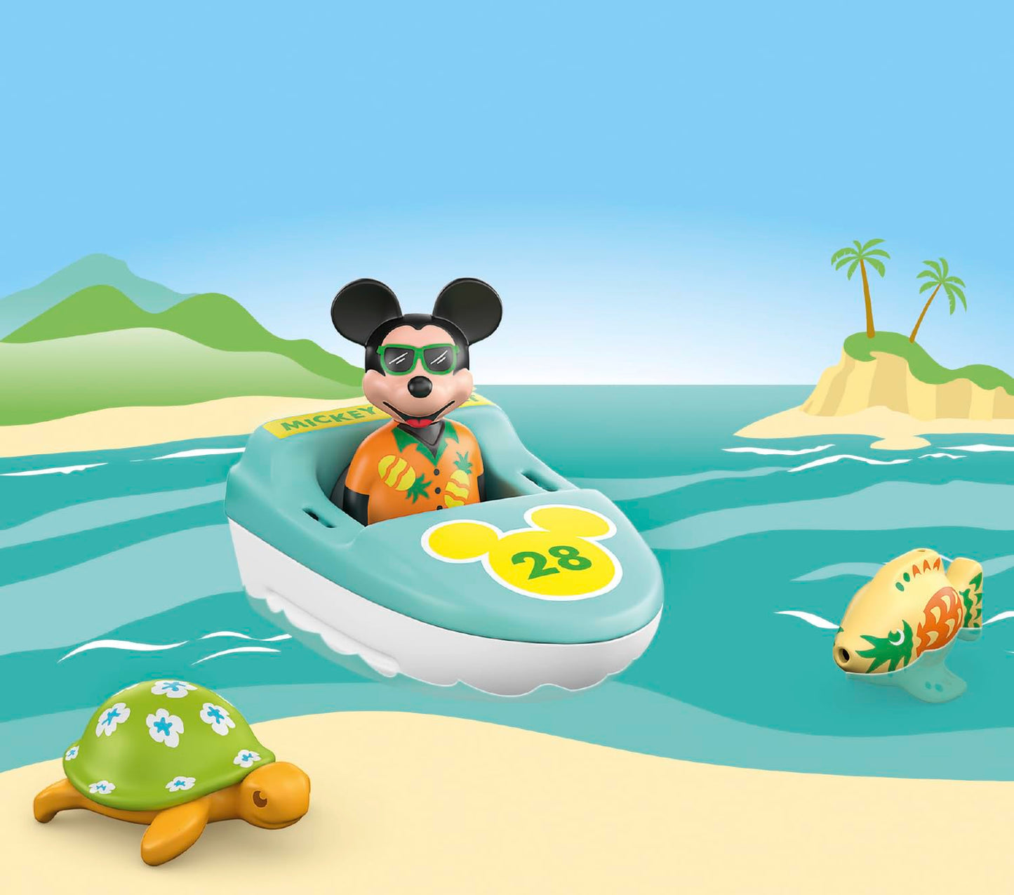 PLAYMOBIL JUNIOR | Disney | Vaianas Katamaran | nachhaltiges Spielzeug aus biobasierten Kunststoffen | für Kinder ab 1 Jahr | 71459