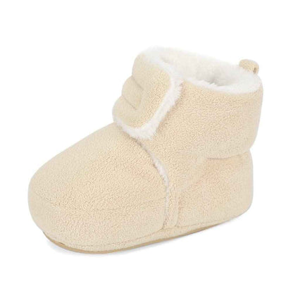 Unisex Baby Boys Girls Warm Winter Boots Rubber Sole Non-Slip Winter First Walking Shoes