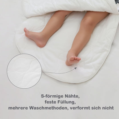 Baby Winter Sleeping Bag, Toddler Sleeping Bag, 2.5 Tog Sleeping Bag, 100% Cotton, Various Sizes from Newborn to 18 Months, All-Year-Round Sleeping Bag