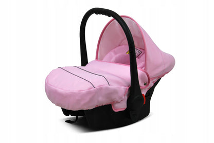 BabyLux® Bambimo Qbaro 3-in-1 Pushchair Set Including Baby Carrycot, Buggy Sports Seat, Car Seat - Car Seat - Pram Set - Combination Pram with Changing Bag, Rain Cover etc. 